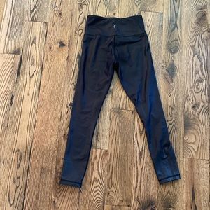 Zyia black metallic light and tight